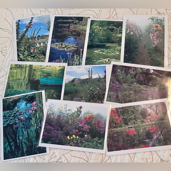 Art Teacher Laminated Post Cards. Wayne Thiebaud and Monets Garden Photographs. - Picture 9 of 13